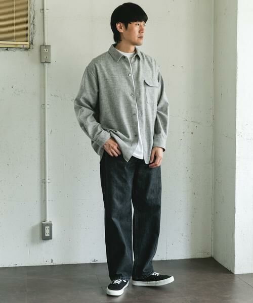 URBAN RESEARCH DOORS / アーバンリサーチ ドアーズ シャツ・ブラウス | フラノレギュラーカラーシャツ | 詳細21