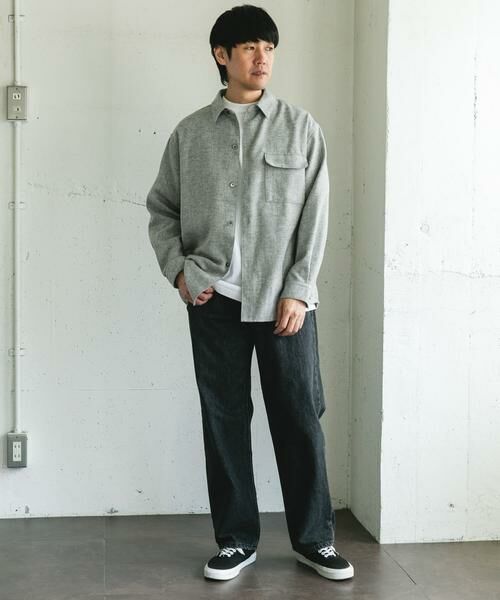 URBAN RESEARCH DOORS / アーバンリサーチ ドアーズ シャツ・ブラウス | フラノレギュラーカラーシャツ | 詳細22