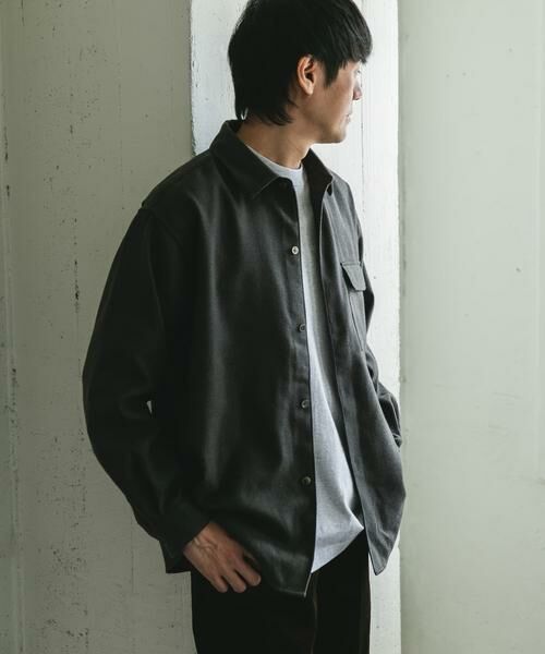 URBAN RESEARCH DOORS / アーバンリサーチ ドアーズ シャツ・ブラウス | フラノレギュラーカラーシャツ | 詳細28