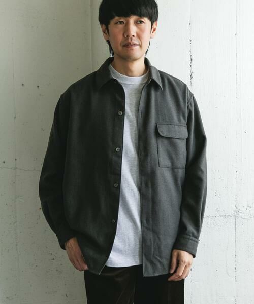 URBAN RESEARCH DOORS / アーバンリサーチ ドアーズ シャツ・ブラウス | フラノレギュラーカラーシャツ | 詳細29