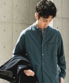 URBAN RESEARCH DOORS / アーバンリサーチ ドアーズ シャツ・ブラウス | 両面起毛ネルバンドカラーシャツ