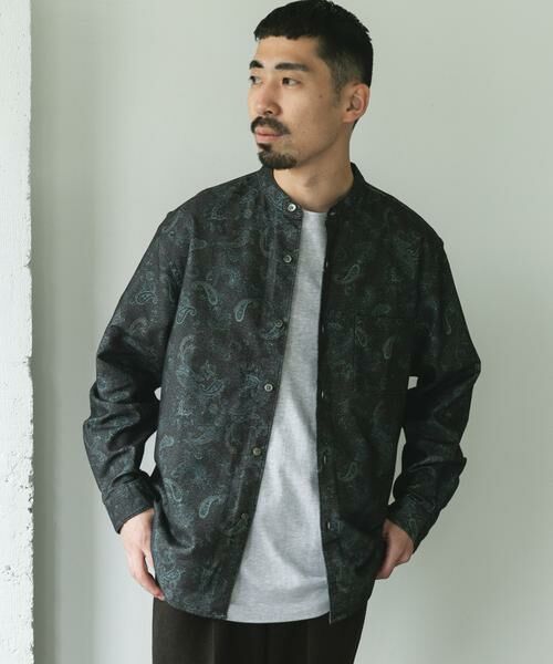 URBAN RESEARCH DOORS / アーバンリサーチ ドアーズ シャツ・ブラウス | 両面起毛ネルバンドカラーシャツ | 詳細2