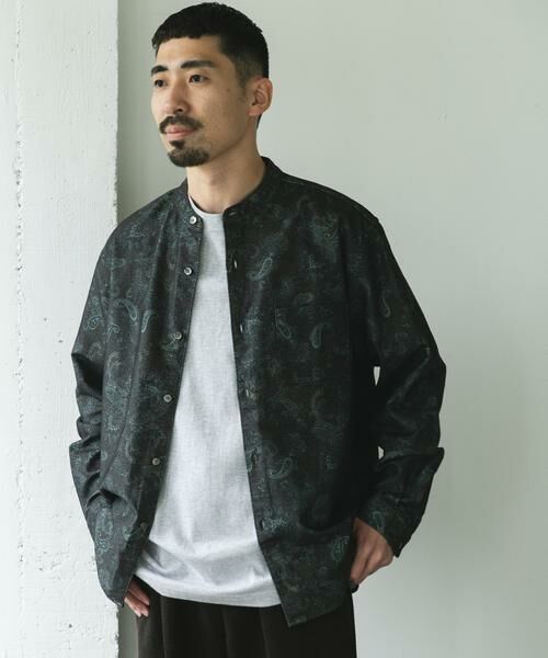 URBAN RESEARCH DOORS / アーバンリサーチ ドアーズ シャツ・ブラウス | 両面起毛ネルバンドカラーシャツ | 詳細3