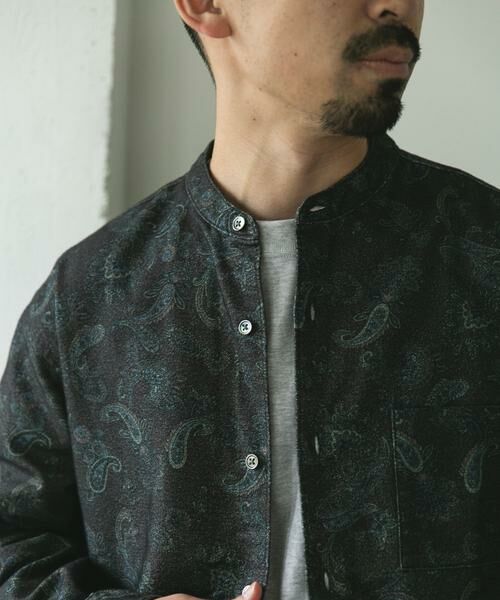 URBAN RESEARCH DOORS / アーバンリサーチ ドアーズ シャツ・ブラウス | 両面起毛ネルバンドカラーシャツ | 詳細4