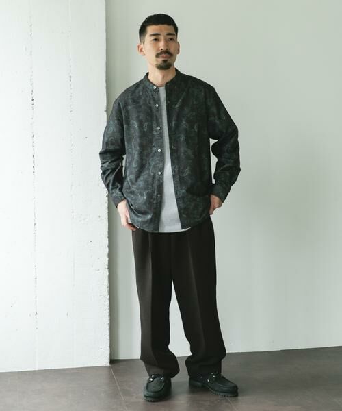 URBAN RESEARCH DOORS / アーバンリサーチ ドアーズ シャツ・ブラウス | 両面起毛ネルバンドカラーシャツ | 詳細5