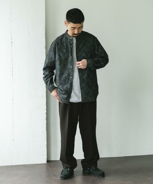 URBAN RESEARCH DOORS / アーバンリサーチ ドアーズ シャツ・ブラウス | 両面起毛ネルバンドカラーシャツ | 詳細6