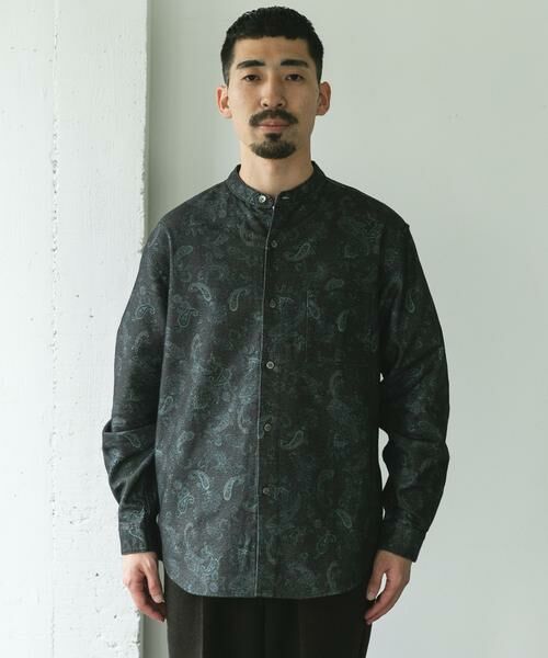 URBAN RESEARCH DOORS / アーバンリサーチ ドアーズ シャツ・ブラウス | 両面起毛ネルバンドカラーシャツ | 詳細7