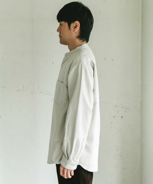 URBAN RESEARCH DOORS / アーバンリサーチ ドアーズ シャツ・ブラウス | 両面起毛ネルバンドカラーシャツ | 詳細19