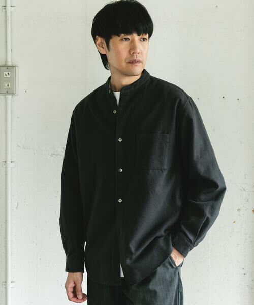 URBAN RESEARCH DOORS / アーバンリサーチ ドアーズ シャツ・ブラウス | 両面起毛ネルバンドカラーシャツ | 詳細25