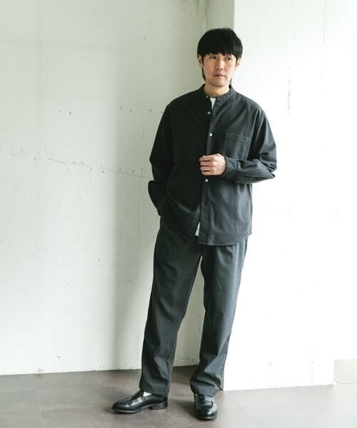 URBAN RESEARCH DOORS / アーバンリサーチ ドアーズ シャツ・ブラウス | 両面起毛ネルバンドカラーシャツ | 詳細26