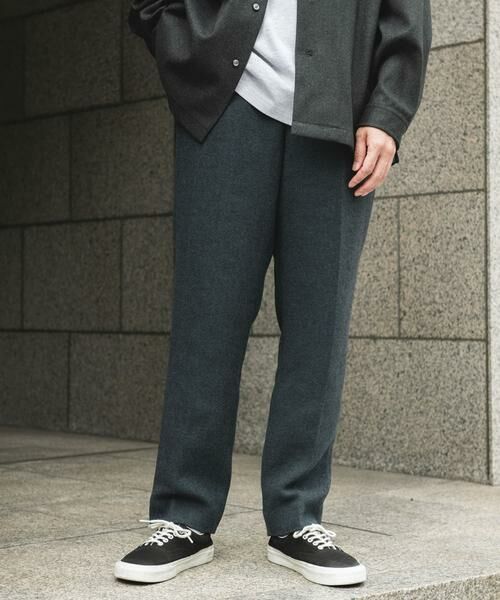 URBAN RESEARCH DOORS/アーバンリサーチ ドアーズ 『UR TECH』完声/暖 テーパードパンツ ブルー S URBAN RESEARCH DOORS/アーバンリサーチ ドアーズ 『UR TECH』完声/暖 テーパードパンツ ブルー S