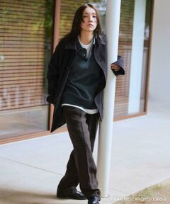 URBAN RESEARCH DOORS / アーバンリサーチ ドアーズ その他パンツ | 『UR TECH』完声/暖 2タックワイドパンツ