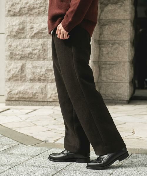 URBAN RESEARCH DOORS / アーバンリサーチ ドアーズ その他パンツ | 『UR TECH』完声/暖 2タックワイドパンツ | 詳細6