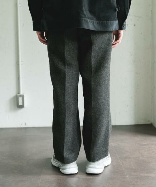 URBAN RESEARCH DOORS / アーバンリサーチ ドアーズ その他パンツ | 『UR TECH』完声/暖 2タックワイドパンツ | 詳細29