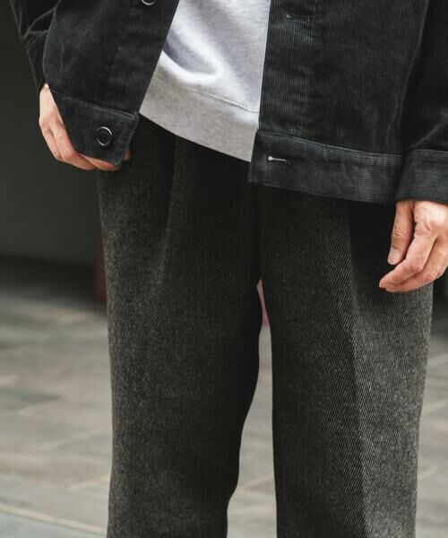 URBAN RESEARCH DOORS / アーバンリサーチ ドアーズ その他パンツ | 『UR TECH』完声/暖 2タックワイドパンツ | 詳細24
