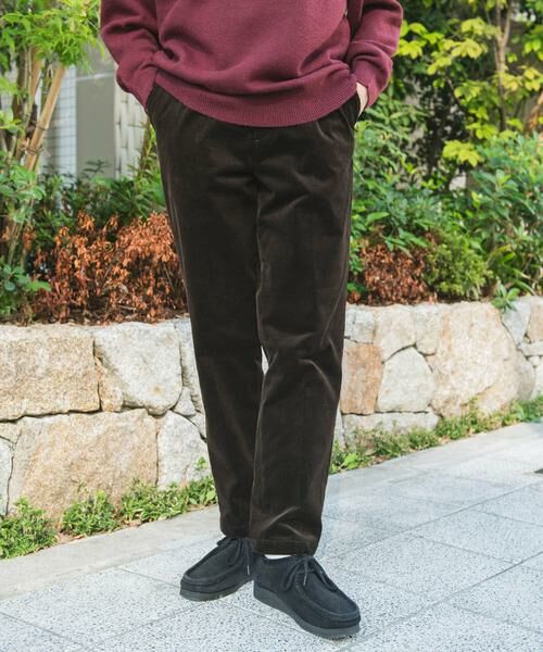 URBAN RESEARCH DOORS/アーバンリサーチ ドアーズ 『UR TECH』コーデュロイトラウザー ブラウン S