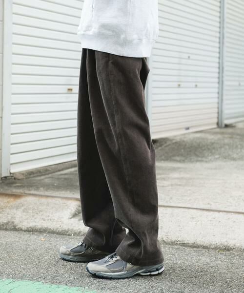URBAN RESEARCH DOORS / アーバンリサーチ ドアーズ その他パンツ | 2タック太畝コーデュロイパンツ | 詳細4