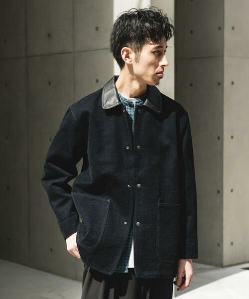 URBAN RESEARCH DOORS / アーバンリサーチ ドアーズ その他アウター | インディゴモール ワークジャケット | 詳細18