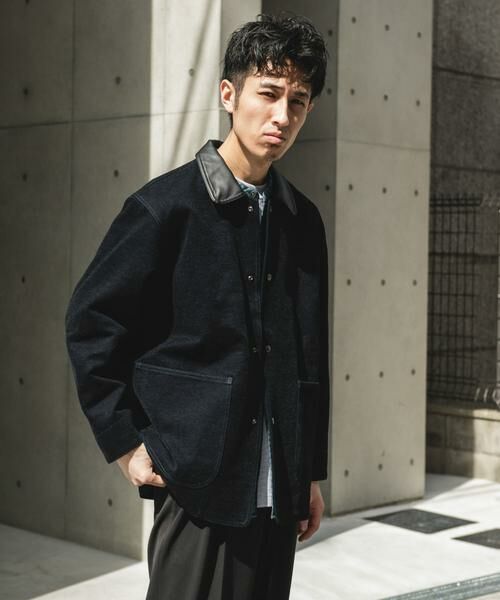 URBAN RESEARCH DOORS / アーバンリサーチ ドアーズ その他アウター | インディゴモール ワークジャケット | 詳細19