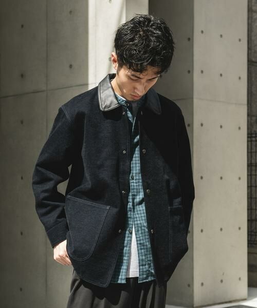 URBAN RESEARCH DOORS / アーバンリサーチ ドアーズ その他アウター | インディゴモール ワークジャケット | 詳細20