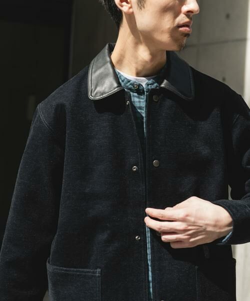 URBAN RESEARCH DOORS / アーバンリサーチ ドアーズ その他アウター | インディゴモール ワークジャケット | 詳細22