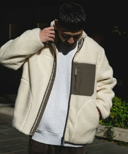 URBAN RESEARCH DOORS / アーバンリサーチ ドアーズ ブルゾン | URD防風ボアジップブルゾン | 詳細11