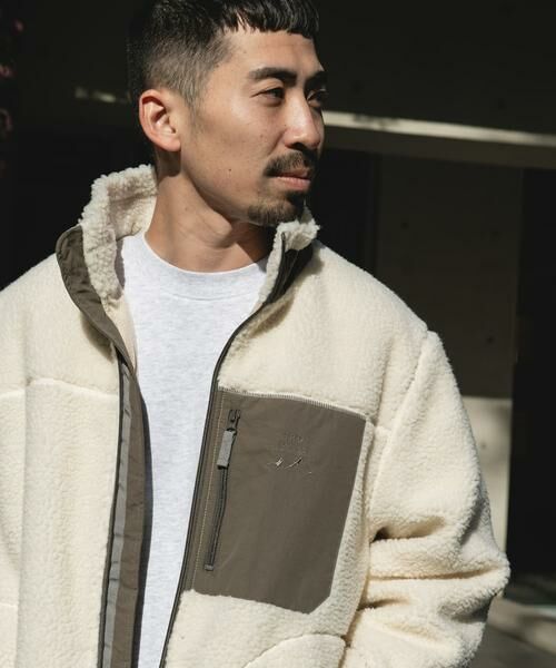 URBAN RESEARCH DOORS / アーバンリサーチ ドアーズ ブルゾン | URD防風ボアジップブルゾン | 詳細13