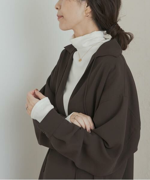 URBAN RESEARCH DOORS / アーバンリサーチ ドアーズ Tシャツ | ソフトテレコタートルプルオーバー | 詳細4