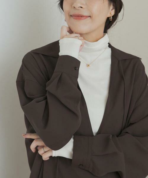 URBAN RESEARCH DOORS / アーバンリサーチ ドアーズ Tシャツ | ソフトテレコタートルプルオーバー | 詳細6