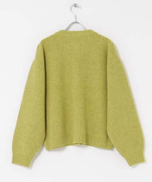 URBAN RESEARCH DOORS / アーバンリサーチ ドアーズ カーディガン・ボレロ | ハミルトンウール畦クルーネックカーディガン | 詳細10