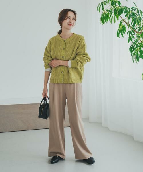 URBAN RESEARCH DOORS / アーバンリサーチ ドアーズ カーディガン・ボレロ | ハミルトンウール畦クルーネックカーディガン | 詳細6