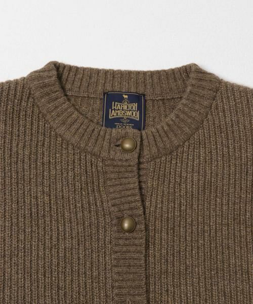 URBAN RESEARCH DOORS / アーバンリサーチ ドアーズ カーディガン・ボレロ | ハミルトンウール畦クルーネックカーディガン | 詳細22