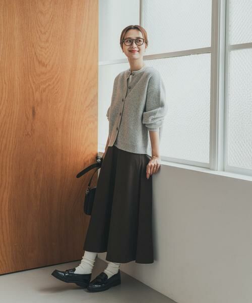 URBAN RESEARCH DOORS / アーバンリサーチ ドアーズ カーディガン・ボレロ | ハミルトンウール畦クルーネックカーディガン | 詳細29