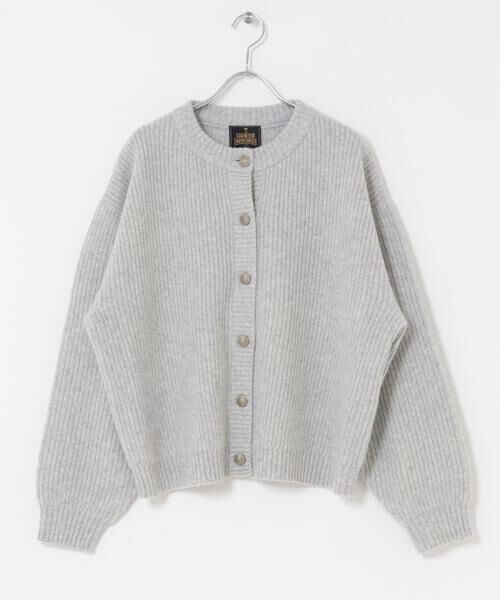 URBAN RESEARCH DOORS / アーバンリサーチ ドアーズ カーディガン・ボレロ | ハミルトンウール畦クルーネックカーディガン | 詳細30