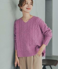 URBAN RESEARCH DOORS / アーバンリサーチ ドアーズ ニット・セーター | ハミルトンウールアラン柄プルオ-バー