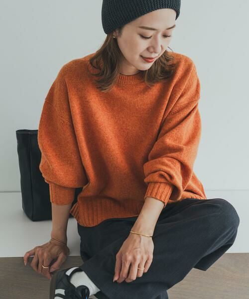 URBAN RESEARCH DOORS / アーバンリサーチ ドアーズ ニット・セーター | ハミルトンウールクルーワイドプルオーバー | 詳細3