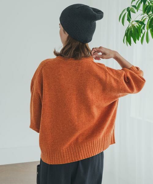 URBAN RESEARCH DOORS / アーバンリサーチ ドアーズ ニット・セーター | ハミルトンウールクルーワイドプルオーバー | 詳細4