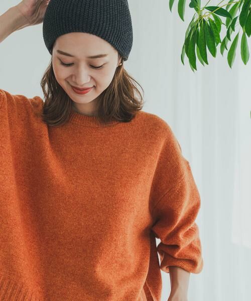 URBAN RESEARCH DOORS / アーバンリサーチ ドアーズ ニット・セーター | ハミルトンウールクルーワイドプルオーバー | 詳細5