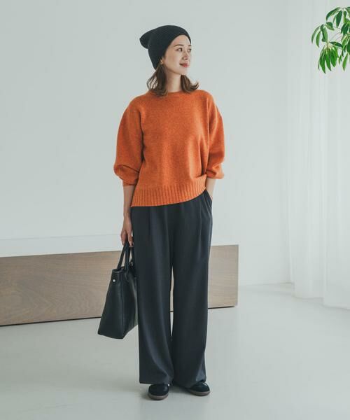 URBAN RESEARCH DOORS / アーバンリサーチ ドアーズ ニット・セーター | ハミルトンウールクルーワイドプルオーバー | 詳細7