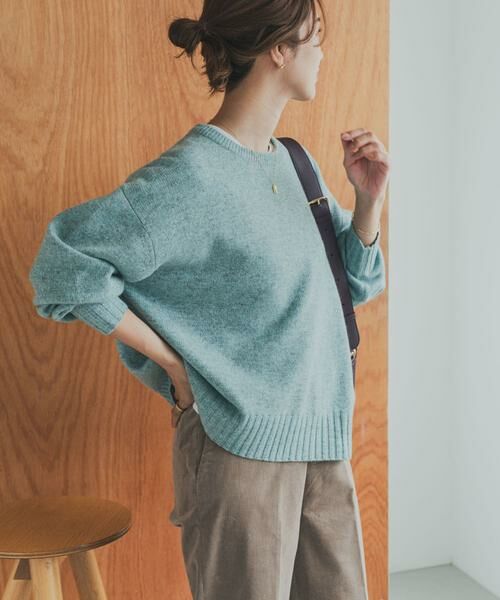 URBAN RESEARCH DOORS / アーバンリサーチ ドアーズ ニット・セーター | ハミルトンウールクルーワイドプルオーバー | 詳細11