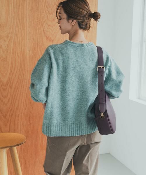 URBAN RESEARCH DOORS / アーバンリサーチ ドアーズ ニット・セーター | ハミルトンウールクルーワイドプルオーバー | 詳細13