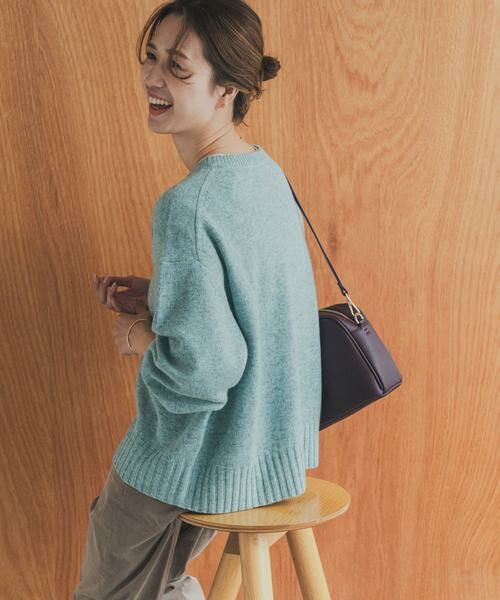 URBAN RESEARCH DOORS / アーバンリサーチ ドアーズ ニット・セーター | ハミルトンウールクルーワイドプルオーバー | 詳細14