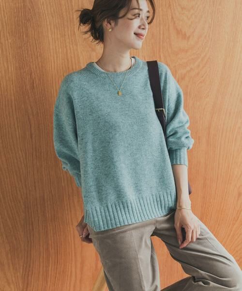 URBAN RESEARCH DOORS / アーバンリサーチ ドアーズ ニット・セーター | ハミルトンウールクルーワイドプルオーバー | 詳細15