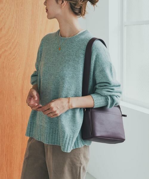 URBAN RESEARCH DOORS/アーバンリサーチ ドアーズ ハミルトンウールクルーワイドプルオーバー ミント M URBAN RESEARCH DOORS/アーバンリサーチ ドアーズ ハミルトンウールクルーワイドプルオーバー ミント M