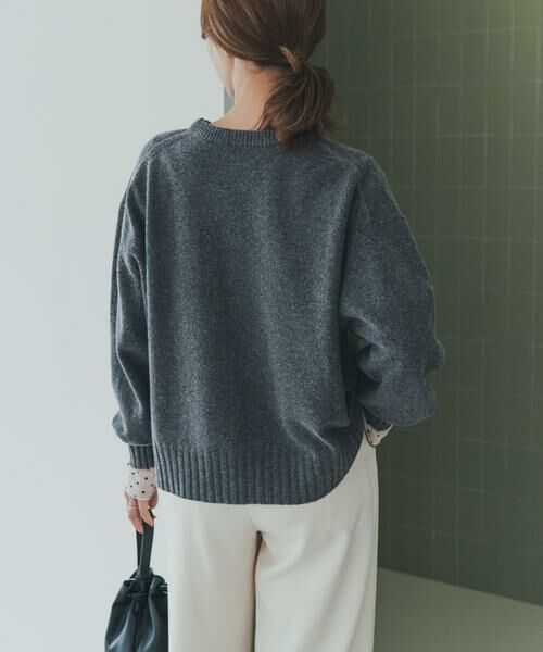 URBAN RESEARCH DOORS / アーバンリサーチ ドアーズ ニット・セーター | ハミルトンウールクルーワイドプルオーバー | 詳細29
