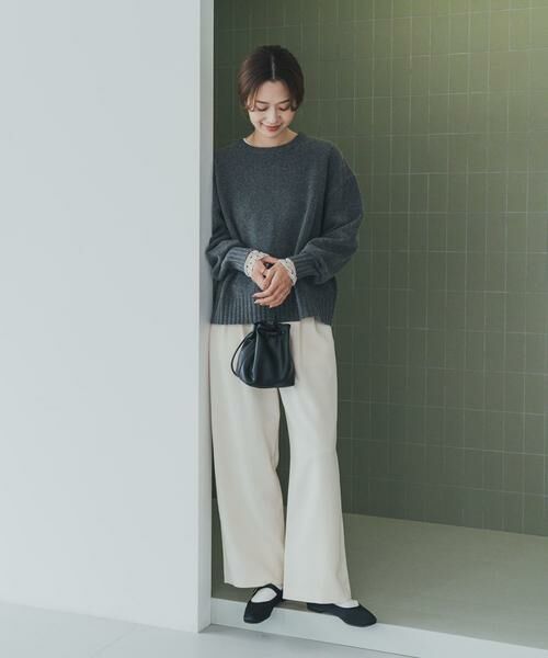 URBAN RESEARCH DOORS / アーバンリサーチ ドアーズ ニット・セーター | ハミルトンウールクルーワイドプルオーバー | 詳細30