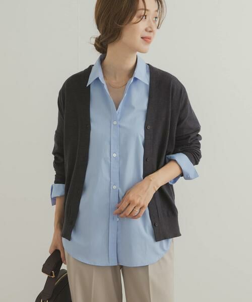 URBAN RESEARCH DOORS / アーバンリサーチ ドアーズ ニット・セーター | Vネックソフトニットカーディガン | 詳細1