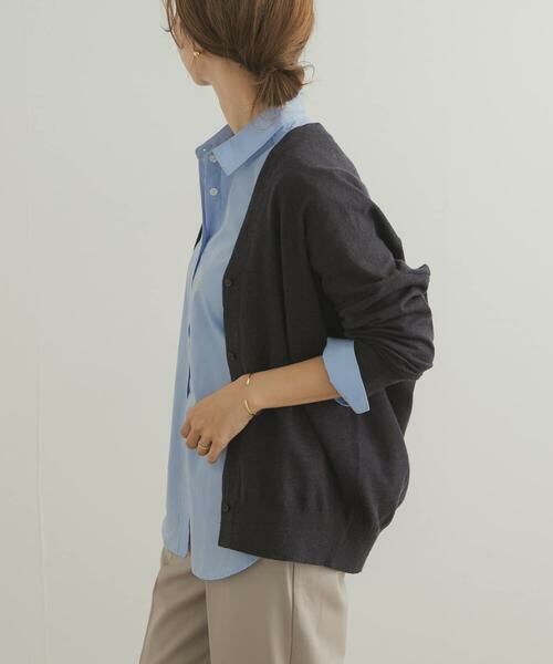 URBAN RESEARCH DOORS / アーバンリサーチ ドアーズ ニット・セーター | Vネックソフトニットカーディガン | 詳細3