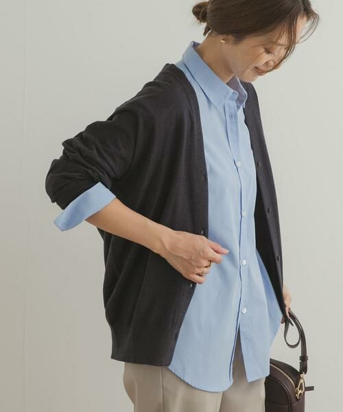 URBAN RESEARCH DOORS / アーバンリサーチ ドアーズ ニット・セーター | Vネックソフトニットカーディガン | 詳細6