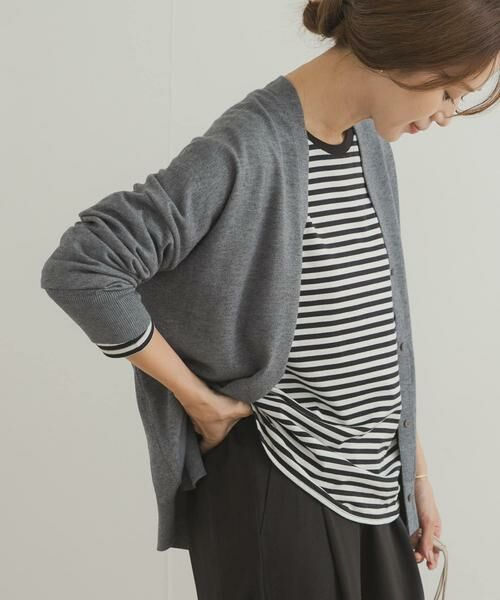 URBAN RESEARCH DOORS / アーバンリサーチ ドアーズ ニット・セーター | Vネックソフトニットカーディガン | 詳細15